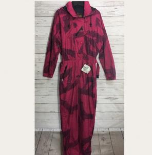 Vintage 90's Cevas Pink Ski Suit Sz Med