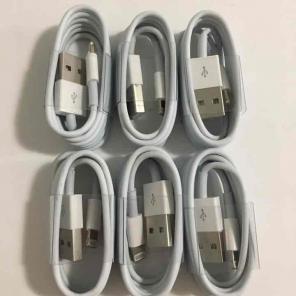 6x iphone chargers cables