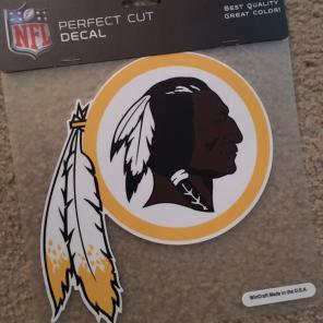 Washington Redskins Auto Decal