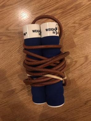 All Pro Weight Jump Rope, Leather