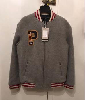 ZARA EMBROIDERED UNISEX VARSITY JACKET S