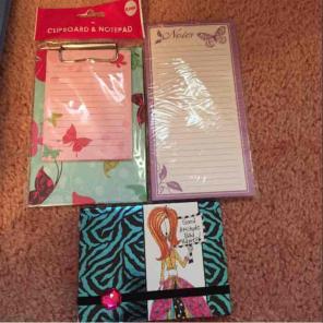 New stationary bundle notepads