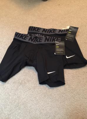 Boys 2 Pair Compression Shorts