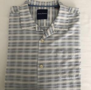 Tommy Bahama short sleeve button down.