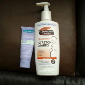 Lansinoh and cocoa butter formula