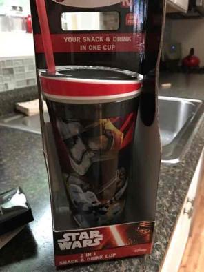 Brand new Star Wars snacker cup