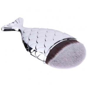 Silver Mermaid Makeup Brush