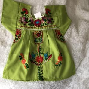 Baby Mexican Boho Dress NWOT
