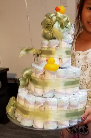 HUGGIES DIAPER CAKE