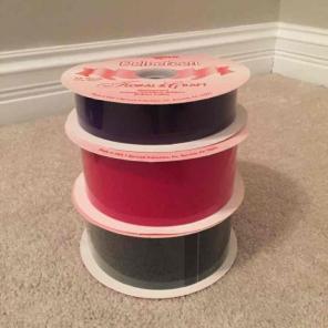 Red, Green & Purple Ribbon New