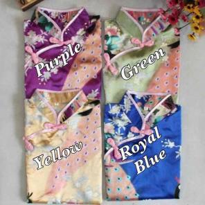 Classic Little Girls' Cheongsam Dresses