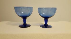 Beautiful hand blown margarita glasses