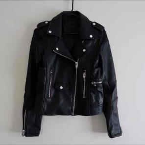 BLANKNYC Vegan Leather Moto Jacket