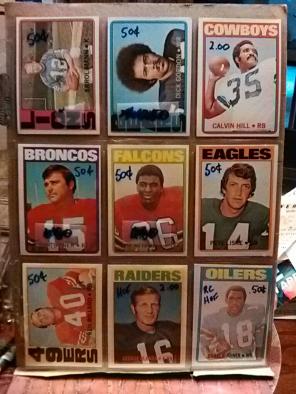 1972 Topps Football cards Set #5