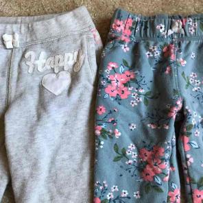 2 pairs carters pants