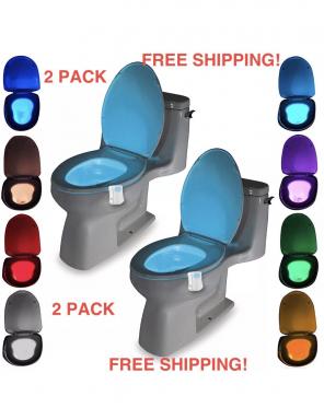 2Pack Toilet bowl night light