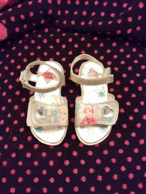 Frozen sandals - size 7