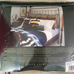 Bedskirt and European sham