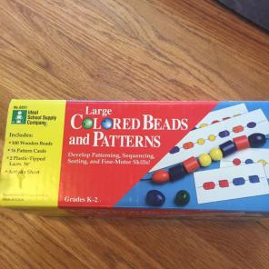Large Colored Beads and Patterns