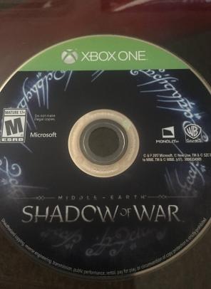 Shadow Of War Middle EartXbox One