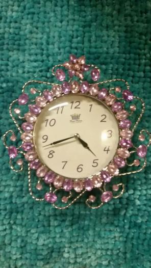 Royal Princess Gemstone Clock