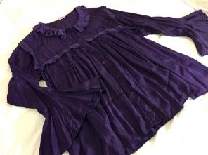 Vintage Early 90's Purple Peasant Blouse