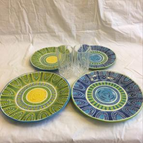 6 Piece Ceramic Dining Set
