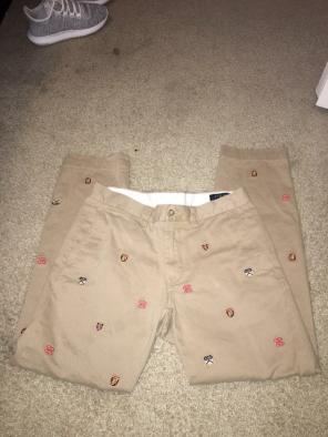 MENS POLO KHAKIS.