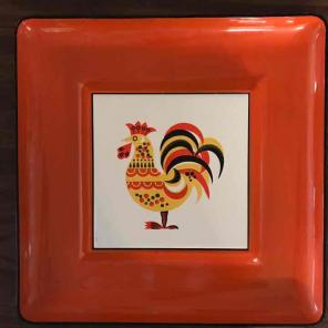 Vintage Lacquer Serving Tray