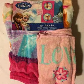 Disney Frozen Bath Towel & Washcloth