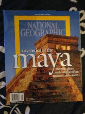 Softcover book about the Maya