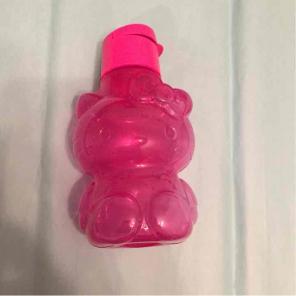 Pink Hello Kitty Plastic Water Bottle
