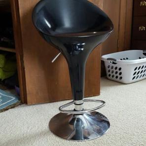 Black bar stool