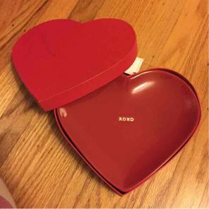 Valentine Day Heart pottery barn plates
