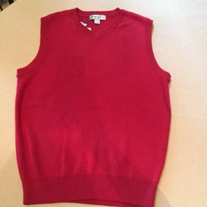 Cypress Links Red Sweater Vest NWT