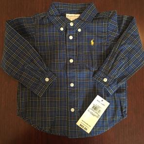 Ralph Lauren Plaid Button Down 9m