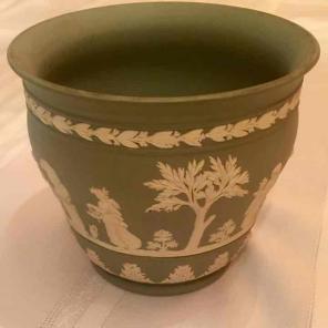 Rare Vintage Wedgewood Jasper Wear Vase