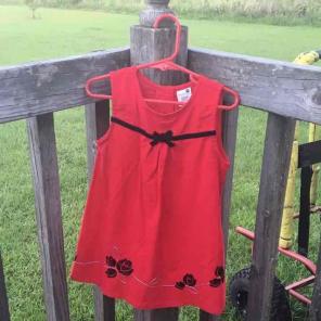 Little Girls red Dress