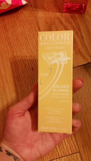 Ion golden blonde temporary hair color