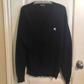 Black pull over sweater