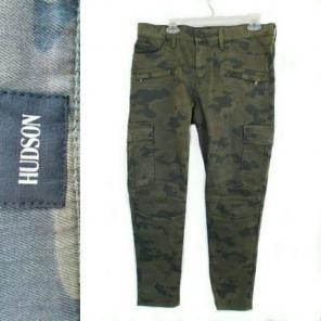 Hudson Colby Moto Skinny Cargo Jeans 32