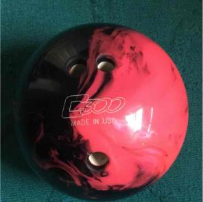 Custom made bowling ball