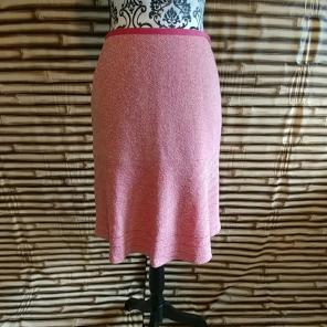 Pink Tweed Ann Taylor Skirt 2 Petite
