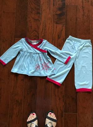 New! American Girl Size 3 Pjs.