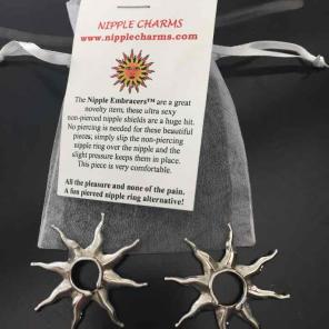 Non-pierced nipple rings Stars