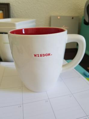 Rae Dunn Wisdom Mug
