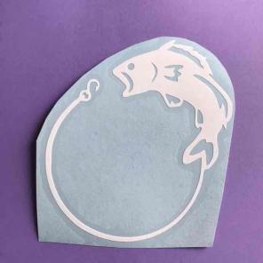 White Bass Fish Decal