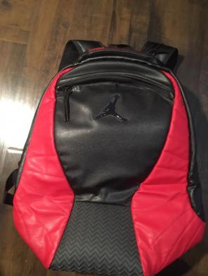 Jordan 12 Flu game backpack