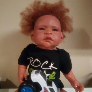 African American or biracial Reborn Doll