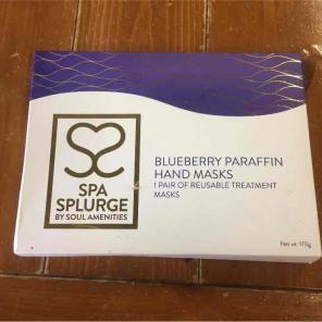 Blueberry paraffin hand masks